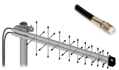 Antena logarytmiczna FME MIMO LTE 4G 800-2170 MHz