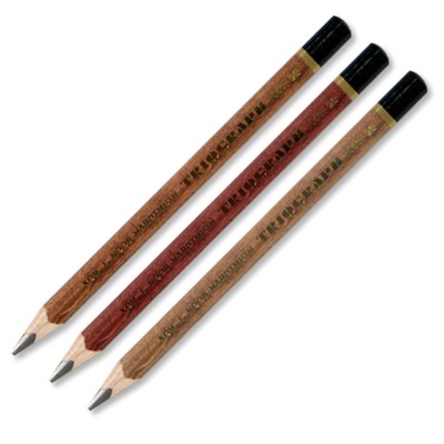 Zestaw rysunkowy Koh-I-Noor Ołówki grafitowe grube 2b 4b 6b