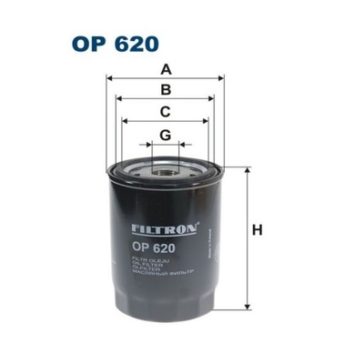 FILTRON FILTER OILS OP620 CITROEN C25/CX 2.5D/TD - milautoparts-fr.ukrlive.com