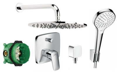 HANSGROHE LOGIS ZESTAW PODTYNKOWY+DESZCZOWNICA 30