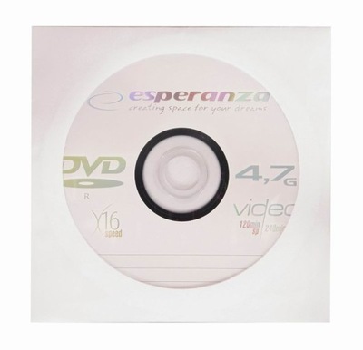 ESPERANZA płyta DVD-R 4.7GB 16x 1 szt. KOPERTA