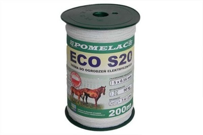 Taśma do pastucha elektrycznego 200m / 20mm