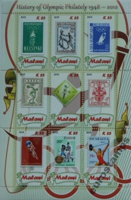 Historia Filatelistyki Olimpijskiej 7 ark** #H069