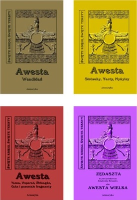 Avesta | Awesta + Zend-Awesta | komplet | 4 tomy po polsku | Armoryka