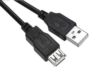 Kabel USB łącznik gniazdo - wtyk USB A - A 1,8m