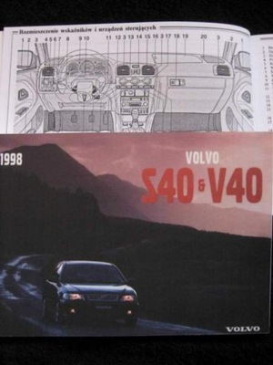 VOLVO V40 S40 MANUAL MANTENIMIENTO POLSKA 1995-1999  