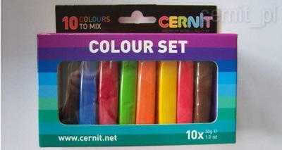Modelina CERNIT NUMBER ONE zestaw 10 kolorów