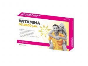 Witamina D3 2000 j.m. 60 kapsułek Vitaminum D3