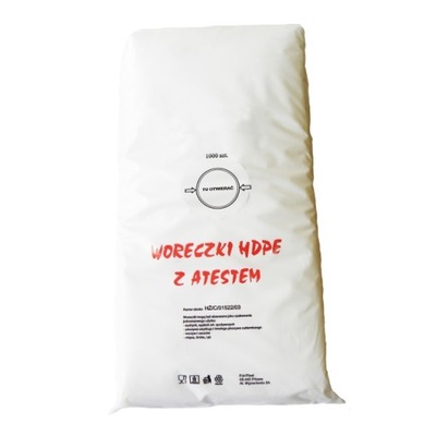 WORECZKI ŚNIADANIOWE WORKI SPOŻYWCZE TOREBKI HDPE Z ATESTEM 14x4x32 14x32