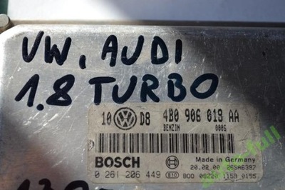 AUDI VW 1,8 TURBO CONTROL UNIT 0261206449 4B0906019AA - milautoparts-fr.ukrlive.com