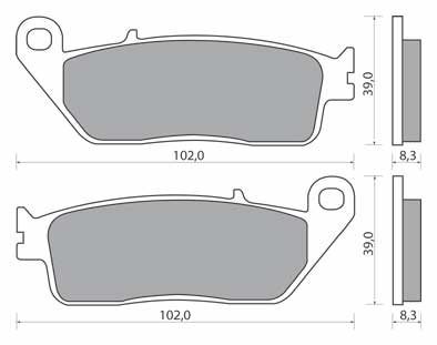 PADS DAELIM ROADWIN 125 KAWASAKI FROM 750 Z750 SYM - milautoparts-fr.ukrlive.com