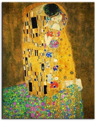 Gustav Klimt Pocałunek obraz reprodukcja 40x50cm