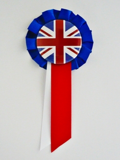 Kotylion Brytyjski Wielka Brytania FLAGA UK