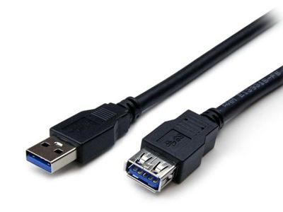 Przedłużacz USB 3.0 Czarny 1,8 metra 5Gbps Gw24
