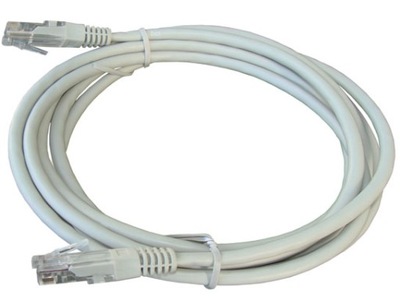 KABEL PatchCord UTP Kat. 5e sieciowy szary 0,5m