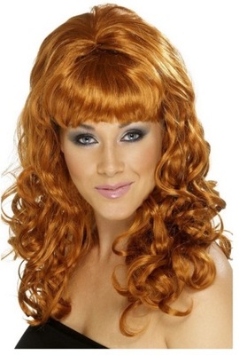 Peruka SZALONA RUDA Włosy Panieński PEGGY BUNDY