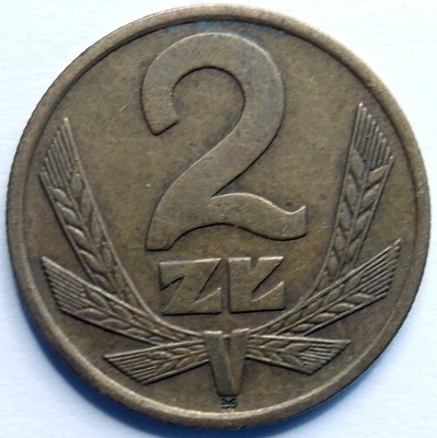 Moneta 2 zł złote 1976 r piękna