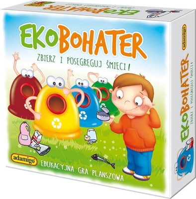 GRA EDUKACYJNA PLANSZOWA EKOBOHATER 06984