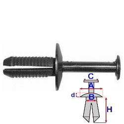 RIVET DE COLLECTEUR EXTENSEUR BMW 3 5 OPEL ASTRA C10009 - milautoparts-fr.ukrlive.com
