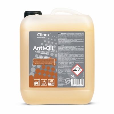 Clinex Anti-Oil 10L do silnie zaolejonych posadzek