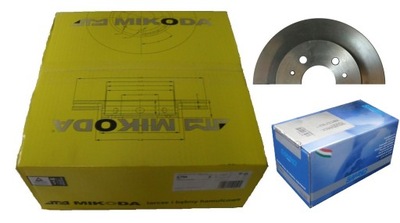 DISCS MIKODA 2417 PADS VOLVO 850 REAR 5 BOLTS 295 - milautoparts-fr.ukrlive.com