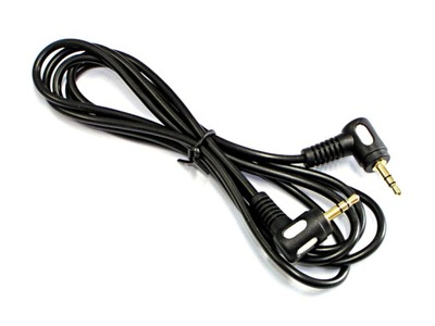 Przyłącze kabel mały JACK 3.5mm kątowe 1m
