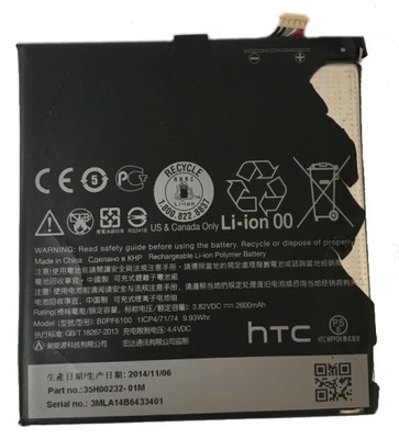 BATERIA HTC B0PF6100 BOPF6100 * A51 DESIRE 820 820G 820T 826 826D 826T 826W