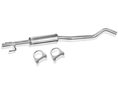 OPEL CORSA C / 1.2 / 1.4 / SILENCER CENTRAL + STRAPS - milautoparts-fr.ukrlive.com