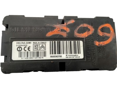 Модуль ecu peugeot 607 9660343780 фото №1