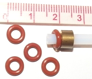 5x uszczelka na wężyk 4mm wody ekspres Jura Impressa C5 - Z9 AEG CF