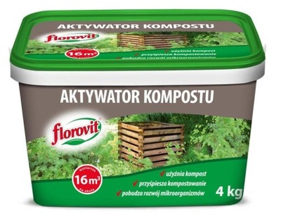 Aktywator Kompostu Florovit 4 KG SZYBKI KOMPOST