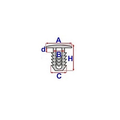 CLAMPS PINS BOOT COVERING FIAT IDEA TEMPRA - milautoparts-fr.ukrlive.com