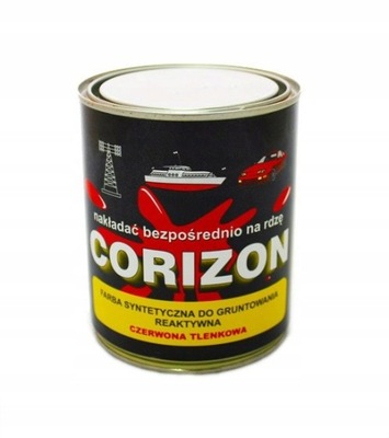 FARBA ANTYKOROZYJNA CORIZON CZERWONY TLENK. 0,5L