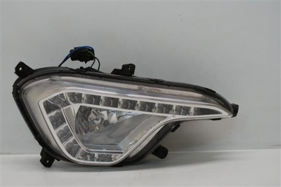 Hyundai grand santa fe 14r+. правое свет drl led фото №1