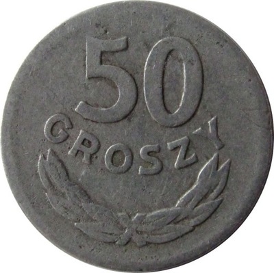 50 GROSZY 1968 - POLSKA - STAN (3-) - K.820