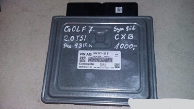 VW GOLF VII 7 2.0 TSI STEROWNI COMPUTADOR 06K117021G  