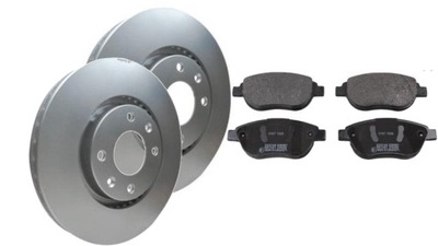 DISCS PADS FRONT PEUGEOT 207 307 CC SW CARGO - milautoparts-fr.ukrlive.com