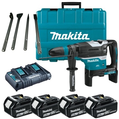 MAKITA Młot SDS-MAX DHR400PT4U 2x18V 4x5.0AH 36V
