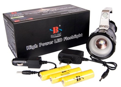 BAILONG LATARKA SZPERACZ CREE XM-L3-U3 POLICYJNA