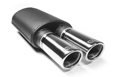 TŁUMIK SPORTOWY ULTER BASOWY 2x70mm FI montaż 55mm