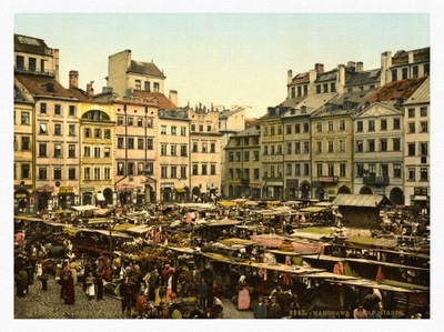 WARSZAWA Rynek Starego Miasta 1890 r.
