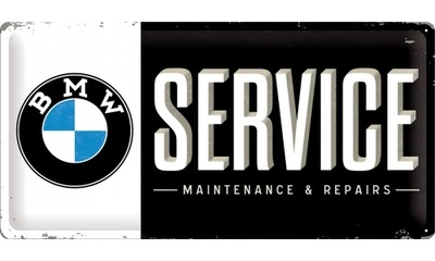 PAIEMENT SZYLD BMW SERVICE PLAQUE CADEAU 25X50CM - milautoparts-fr.ukrlive.com