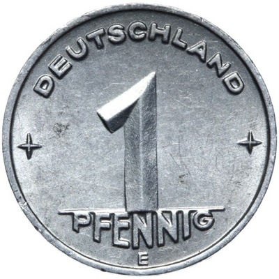 Niemcy DDR - moneta 1 Pfennig 1950 E MULDENHUTTEN