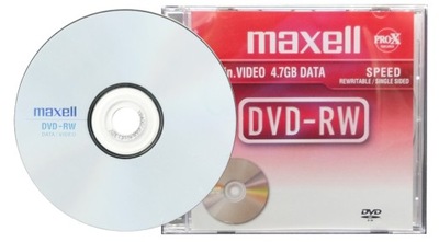 Płyty DVD-RW Wielokrotny Zapis Szt 25 MAXELL