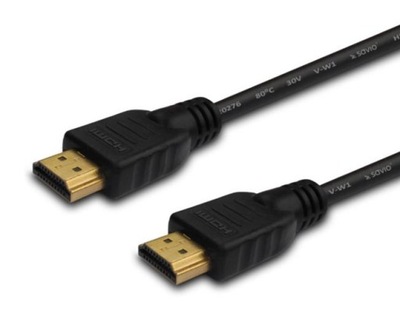 Kabel HDMI - HDMI 1,8 m, kolor: czarny