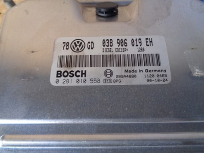 CONTROL UNIT ENGINE PASSAT B5 1.9TDI 038906019EH - milautoparts-fr.ukrlive.com