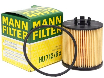 MANN FILTRE HUILES HU712/6X AUDI TFSI TSI SKODA FSI - milautoparts-fr.ukrlive.com