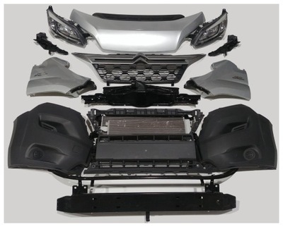 Перед комплект серебристый citroen jumper light 2014- фото №1