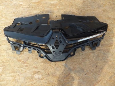 Решітка радіатора решітка радіатора бампера перед renault clio iv фото №1