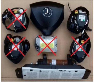 Подушки безопасности подушка подушка безопасности pas a klasa w169 комплект фото №1